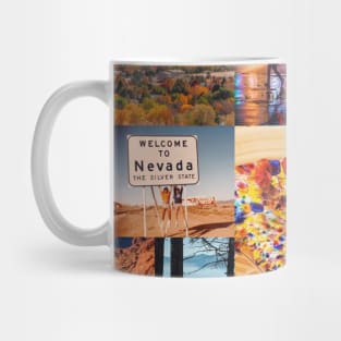 nevada aesthetic collage Mug